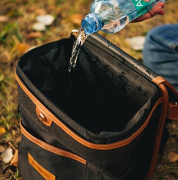 mini trash can for car