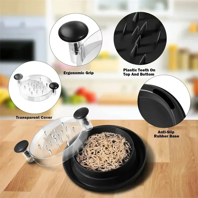 Chicken Shredder Tool for Easy Meat Prep - Image 3